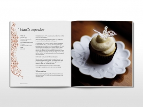 Divine Cupcakes cookbook spread