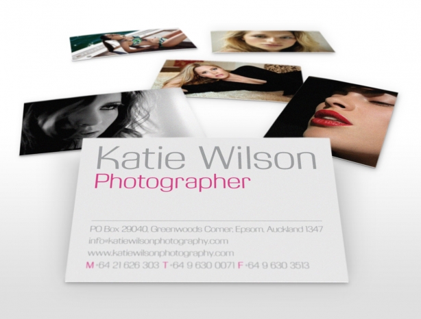 Katie Wilson Photography business cards